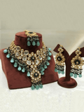 Ishhaara Big Kundan Long Pendant Necklace Set