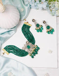 Ishhaara Bride 1 In Semi Precious Centre Stone Choker Set