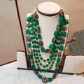 Ishhaara Semi Precious Layered Necklace Set