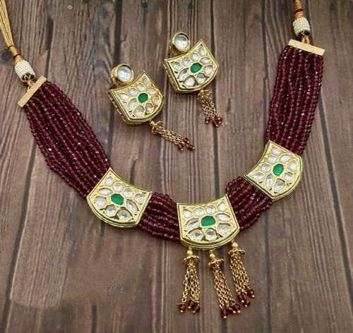 Ishhaara 3 Pendant Onex Necklace Set