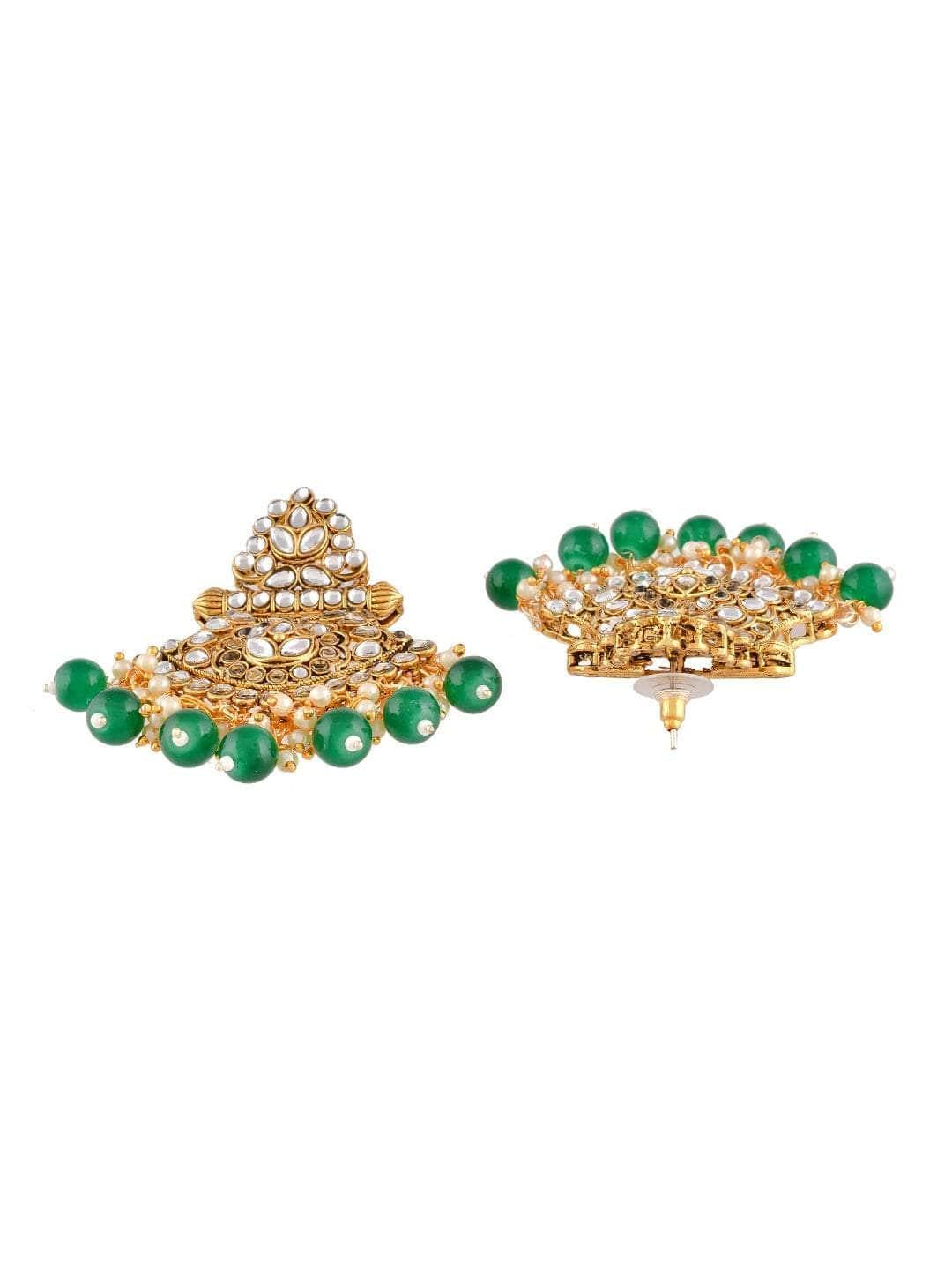 Ishhaara Deluxe Green Nile Choker Set