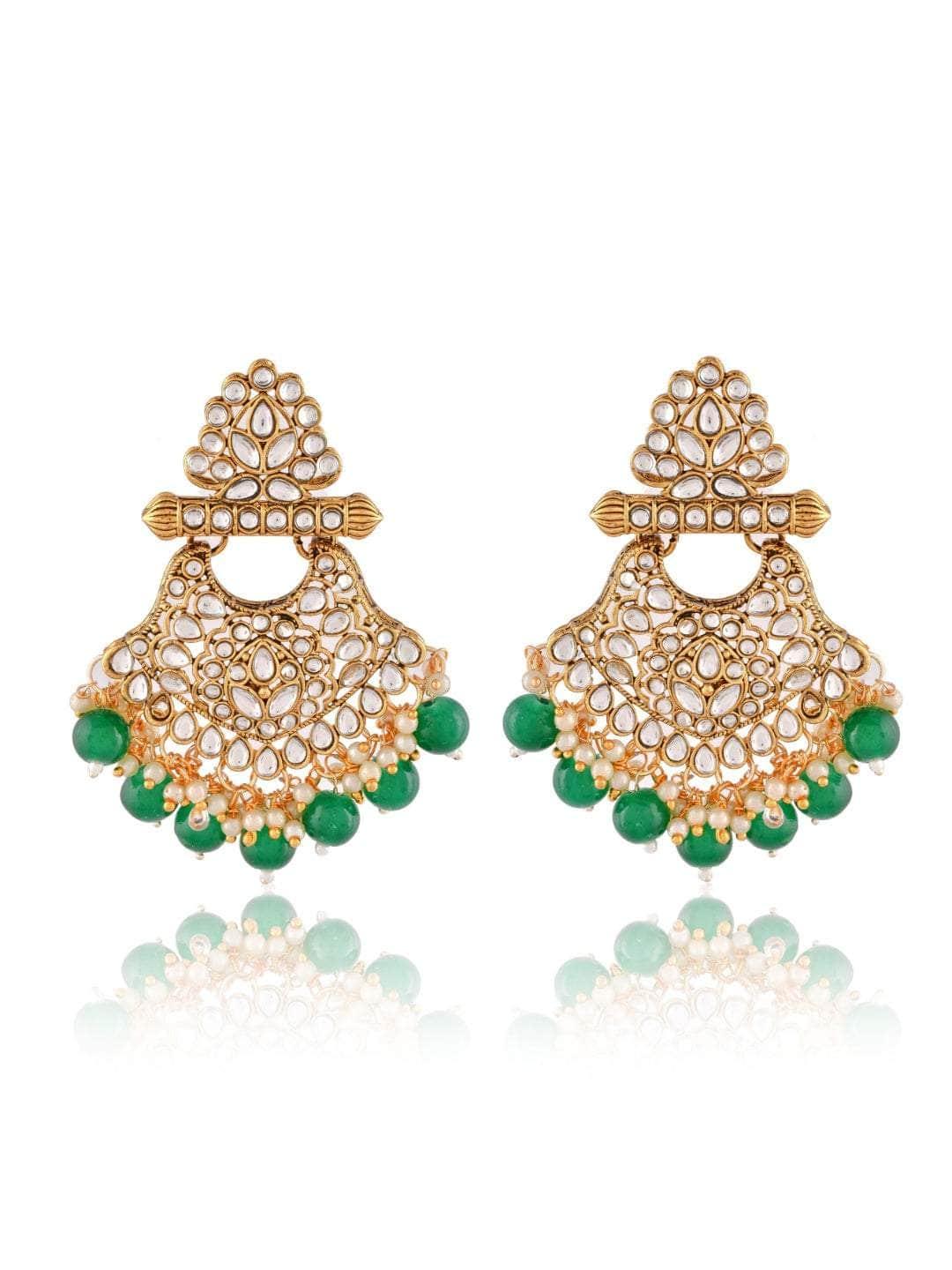 Ishhaara Deluxe Green Nile Choker Set