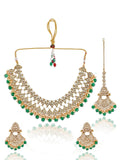 Ishhaara Deluxe Green Nile Choker Set
