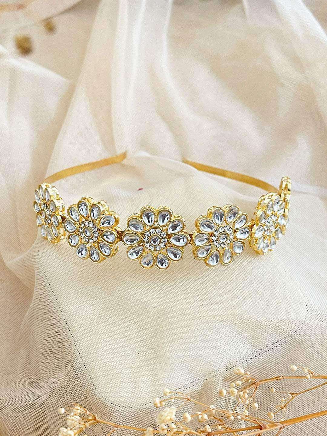 Ishhaara Designer Kundan Studded Hairband