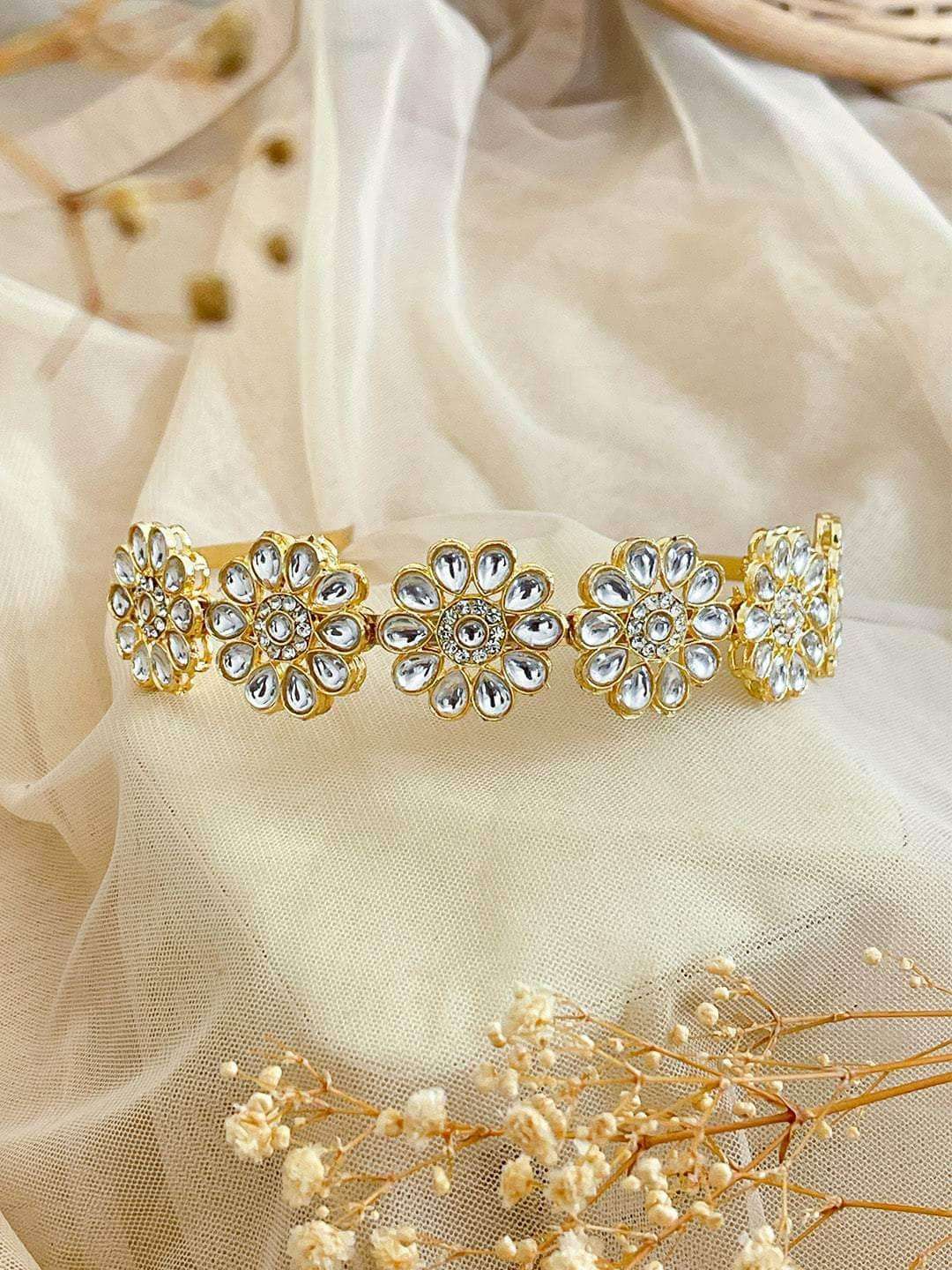 Ishhaara Designer Kundan Studded Hairband