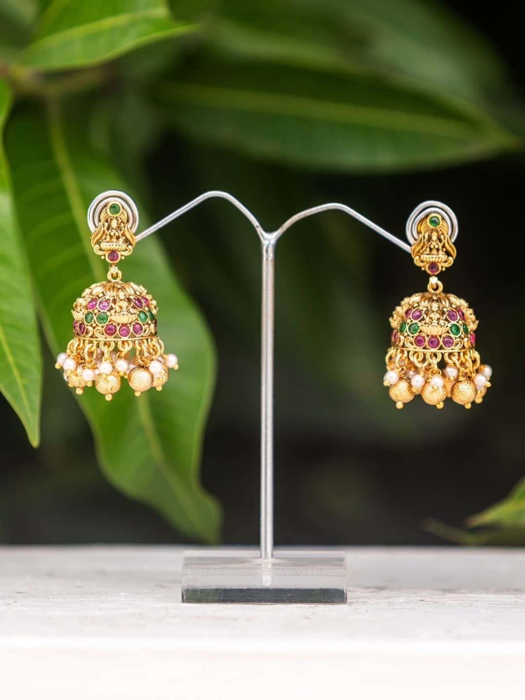 Ishhaara Designer Lakshmi Jhumka