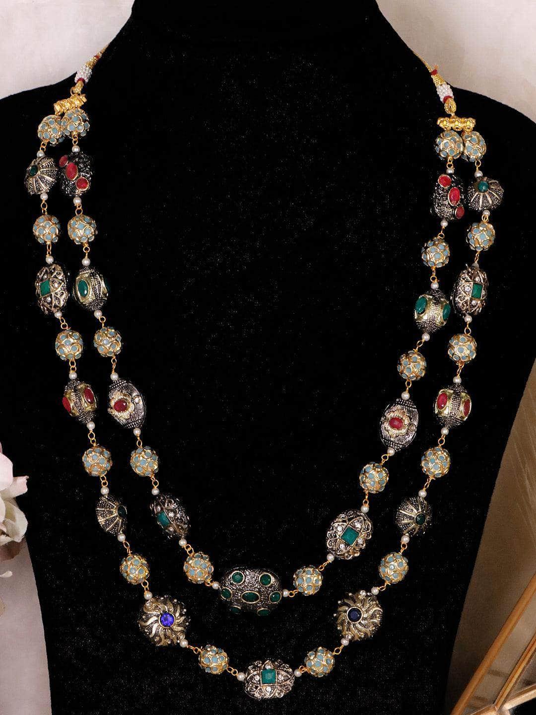 Ishhaara Double Layered Victorian Necklace
