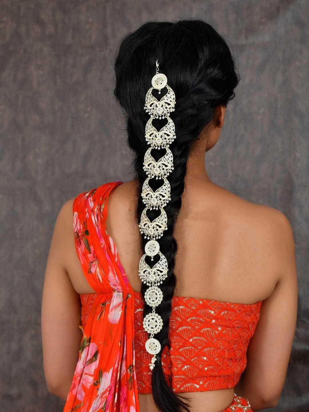 Ishhaara Elegant Kundan Hair Accessories