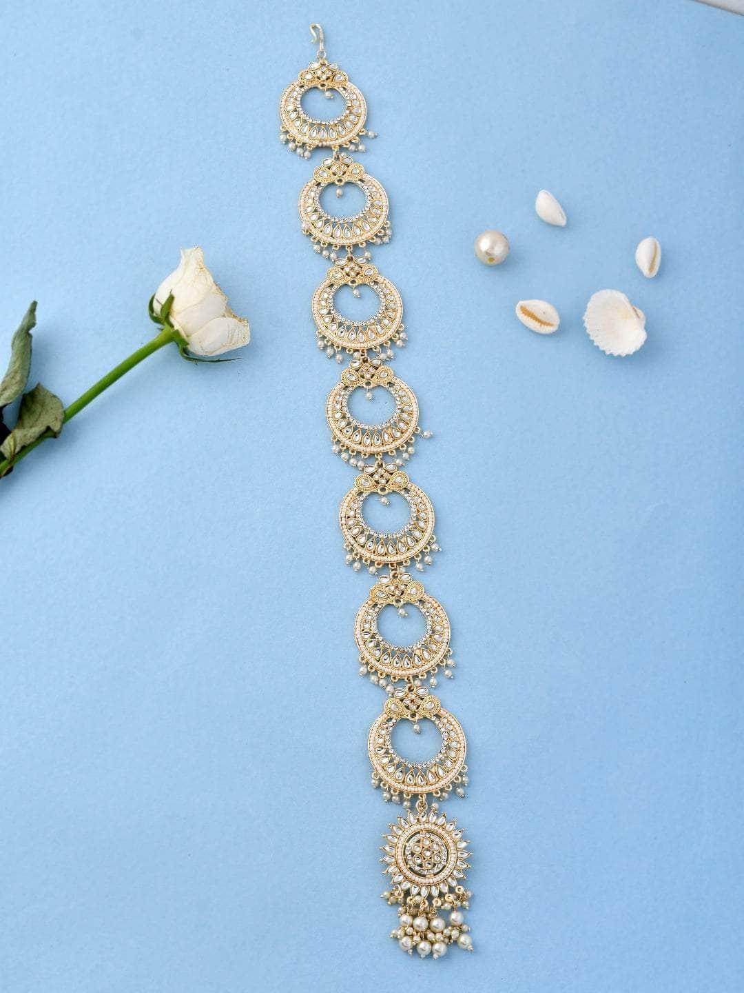 Ishhaara Embellished Kundan Hair Accessories