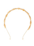 Ishhaara Floral Leaf Cut Kundan Hair Band