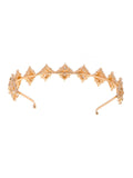 Ishhaara Floral Leaf Cut Kundan Hair Band
