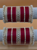 Ishhaara Flower Shaped Reverse Ad Studded Bridal Chooda