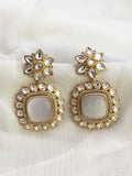 Ishhaara Geometrical Stone Studded Changeable Earring