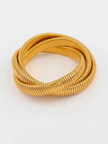 Ishhaara Erica J Fernandes In Triple Layer Wrap Stretchable Bracelet