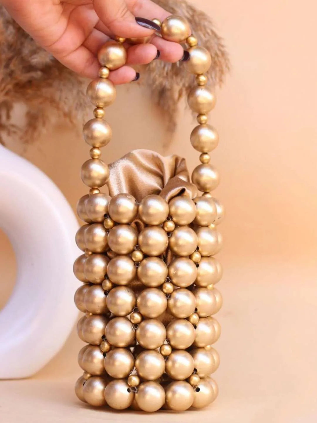 Handmade Luxury Beaded Pearl Bags