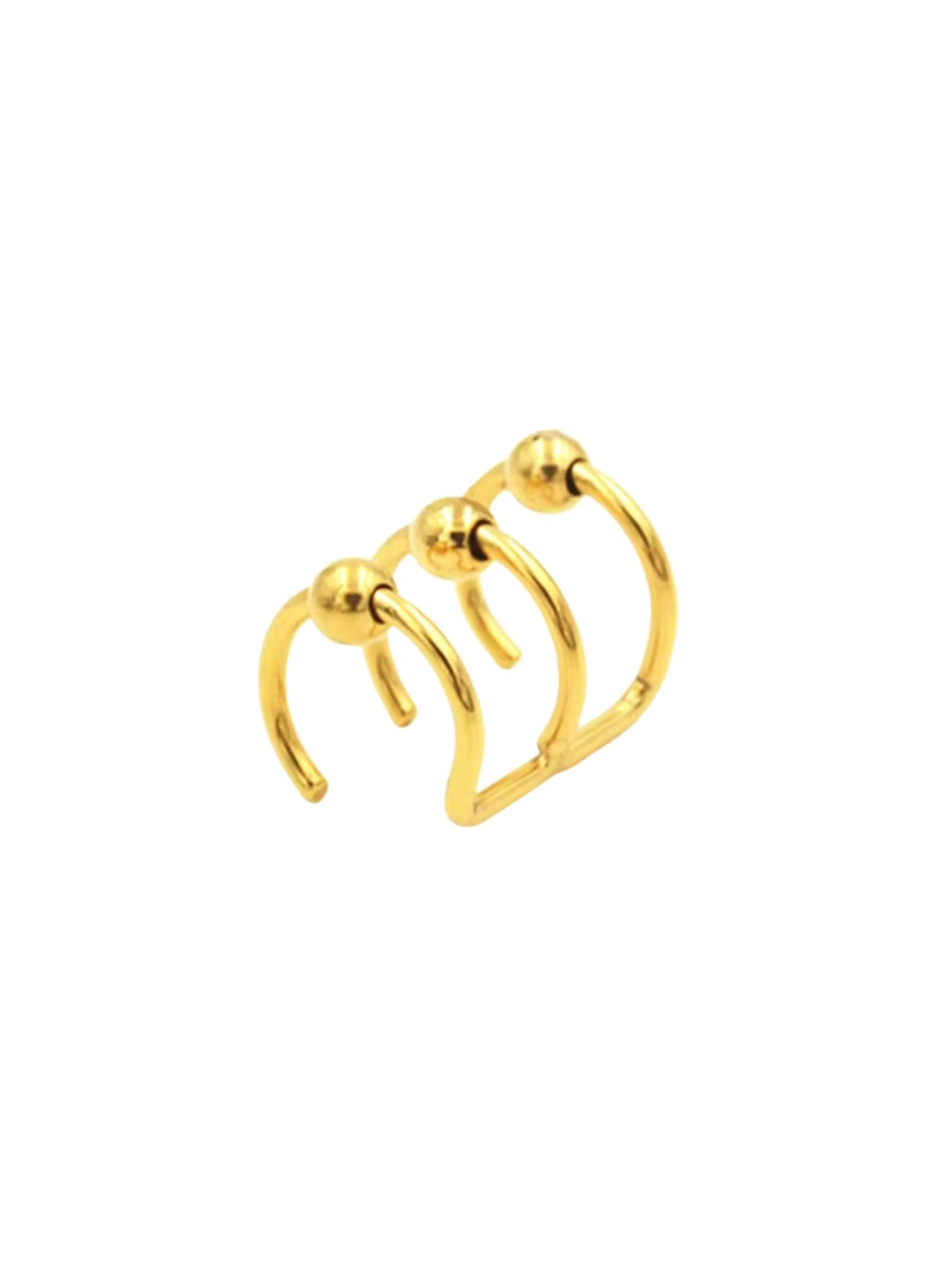 Ishhaara Gold Minimalistic Ear Cuff