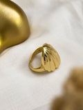Ishhaara Gold Shell Rings