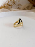 Ishhaara Gold Signet Ring