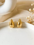 Ishhaara Gold Trinetra Haldar Gummaraju In Dome Drop Earrings