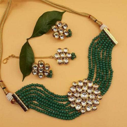 Ishhaara Big Kundan Patch Choker Set