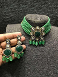 Ishhaara Bride 1 In Semi Precious Centre Stone Choker Set