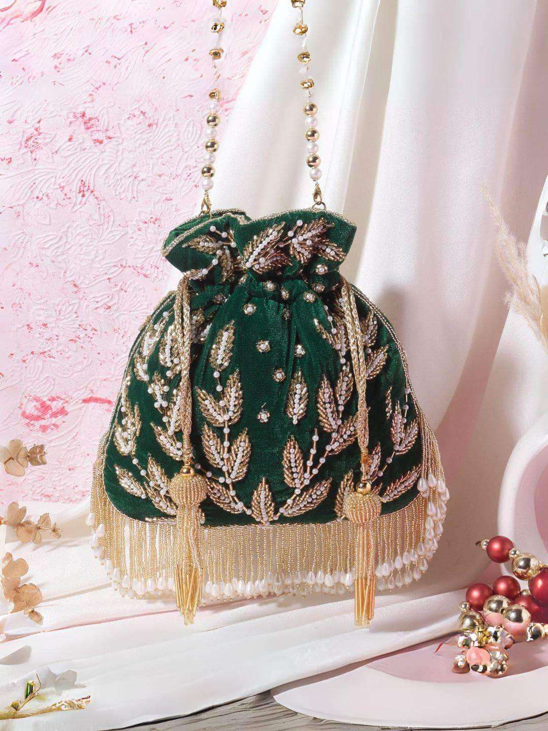 Buy Designer Tassel Potli Bags Online Ishhaara