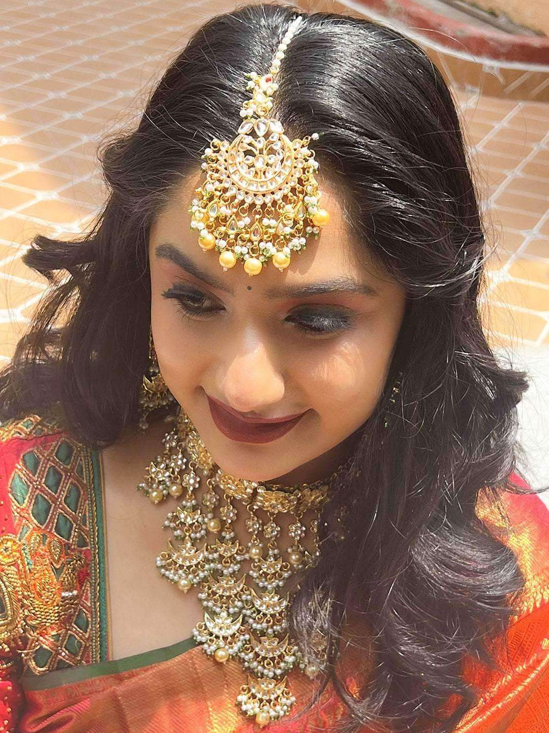 Ishhaara Green Drops Teeka