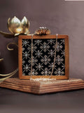 Ishhaara Embroidery Wooden Clutches