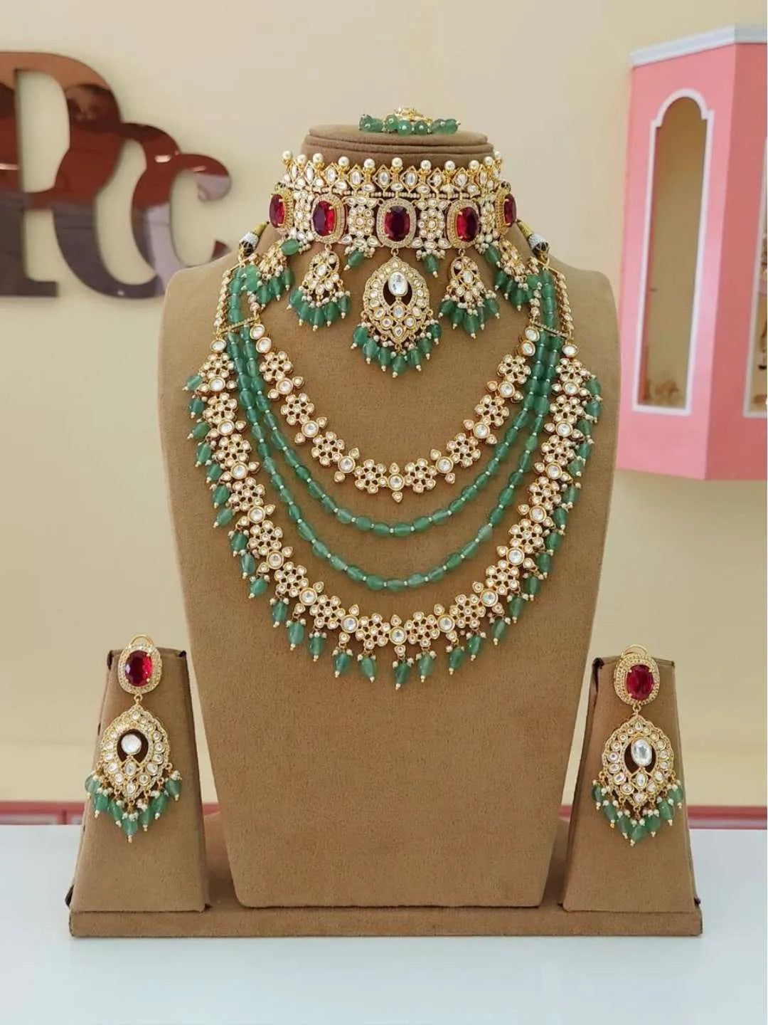 Fashion Women Double Layered Pendant Necklace - Main Image