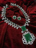 Ishhaara Green Neeta Ambani Inspired Emerald Necklace