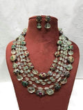 Ishhaara Semi Precious Layered Necklace Set