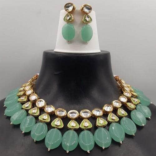 Ishhaara Simple Kundan Triangle Meena Set