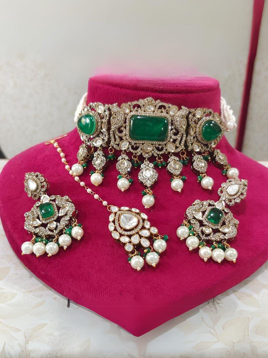 Ishhaara Green Surbhi Chanda Wedding Set