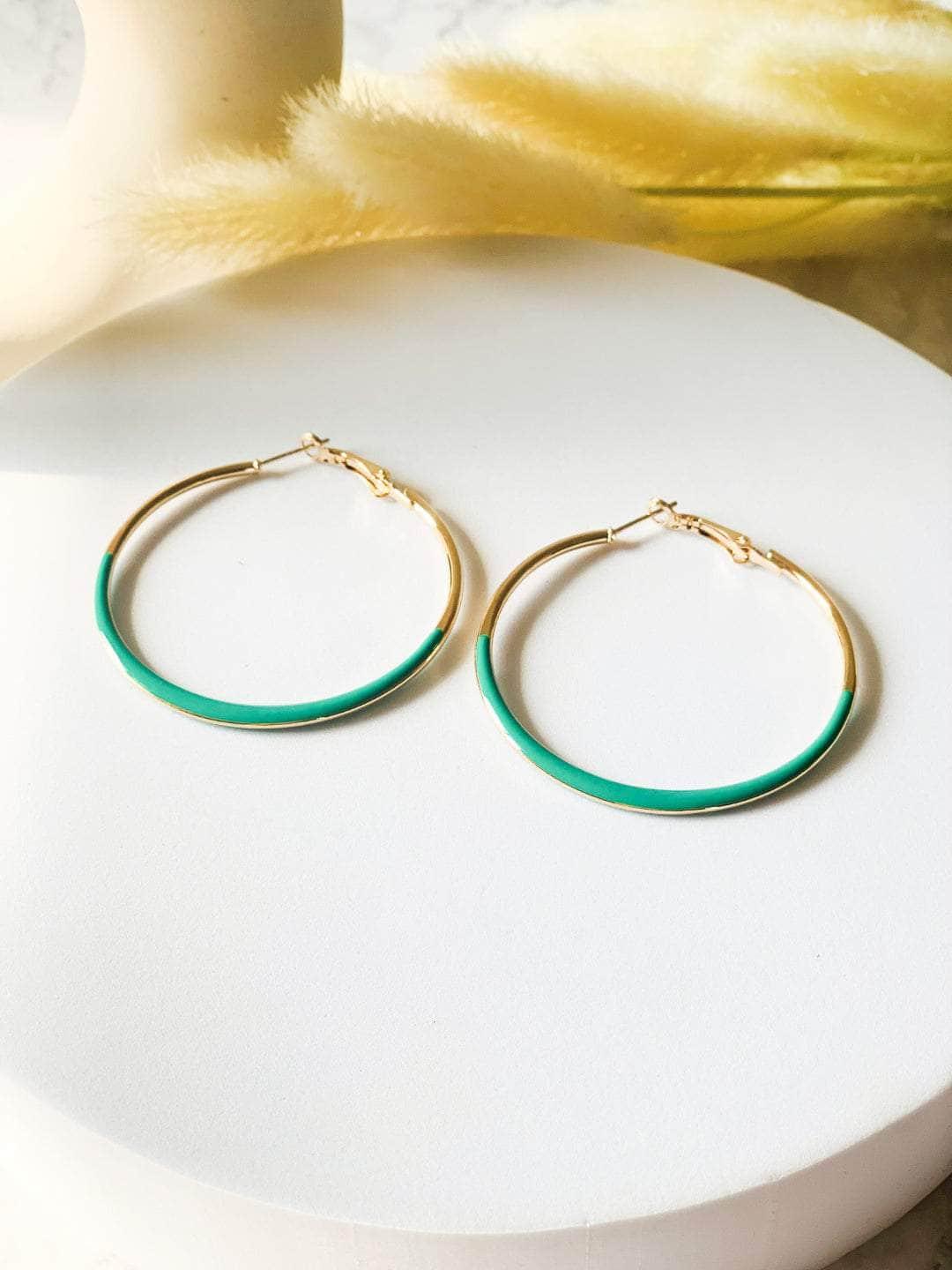 Ishhaara Whirl Hoops Earring