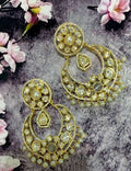 Ishhaara Chandbali Moti Kundan Earring