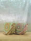 Ishhaara Handcrafted Pearl Studded Flap Bag