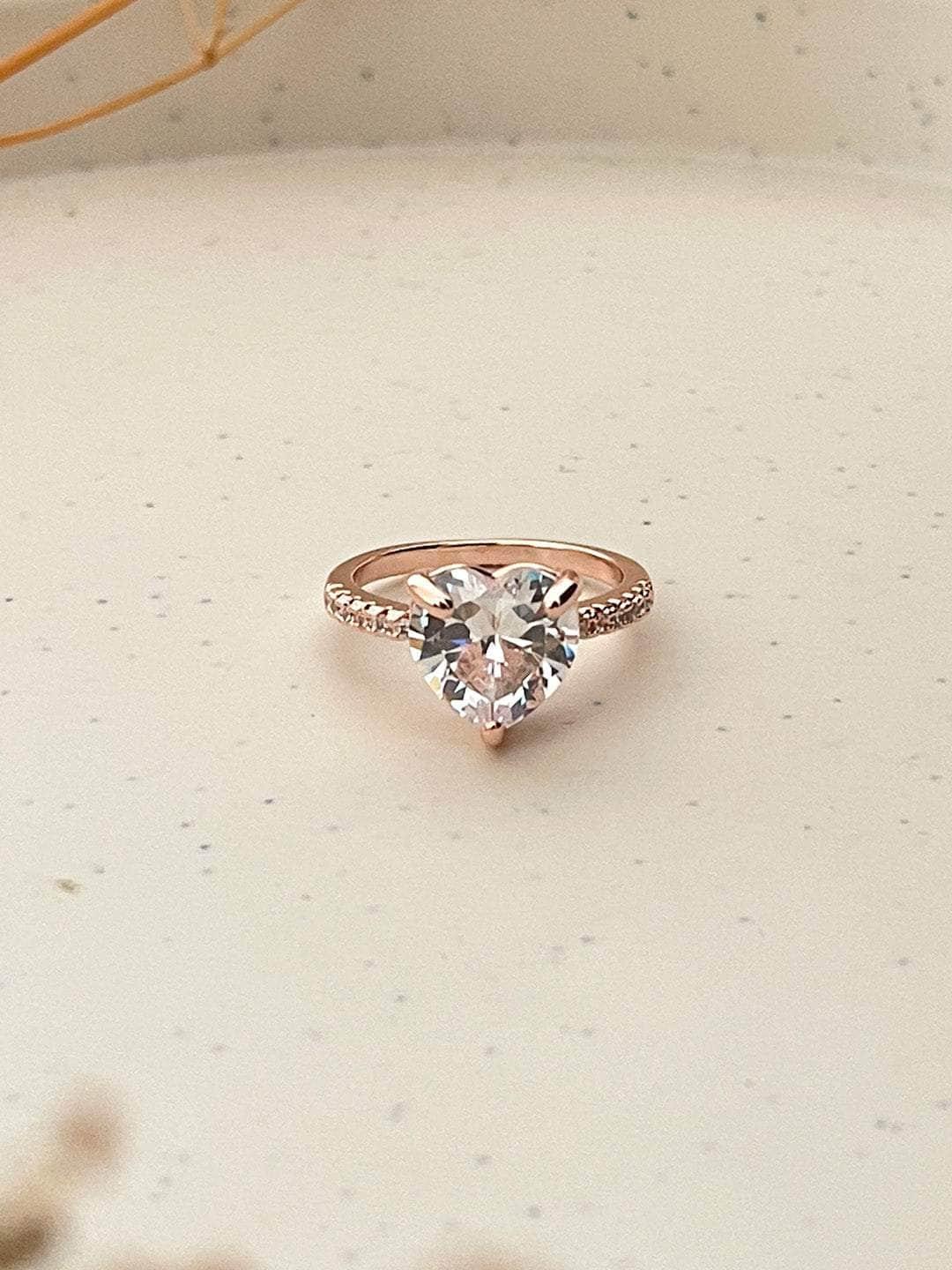 Ishhaara Heart Cut Engagement Rings