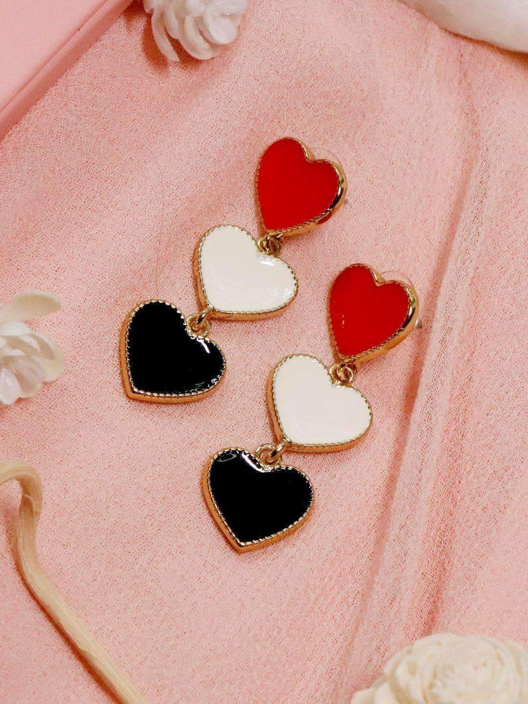 Ishhaara Heart Heart Earrings