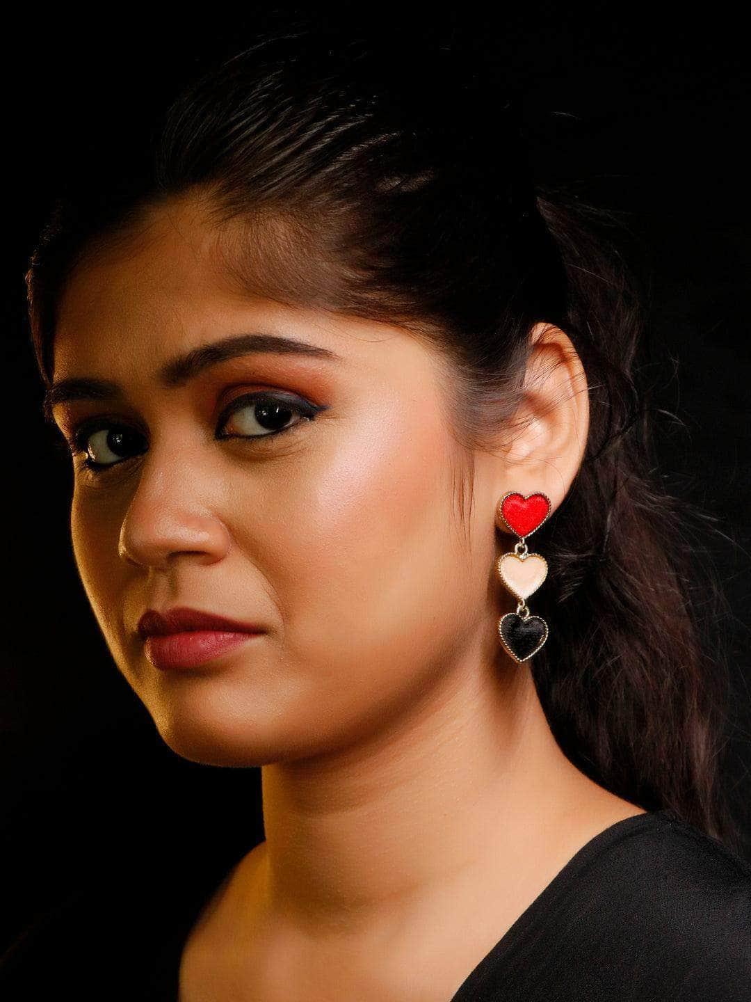 Ishhaara Heart Heart Earrings