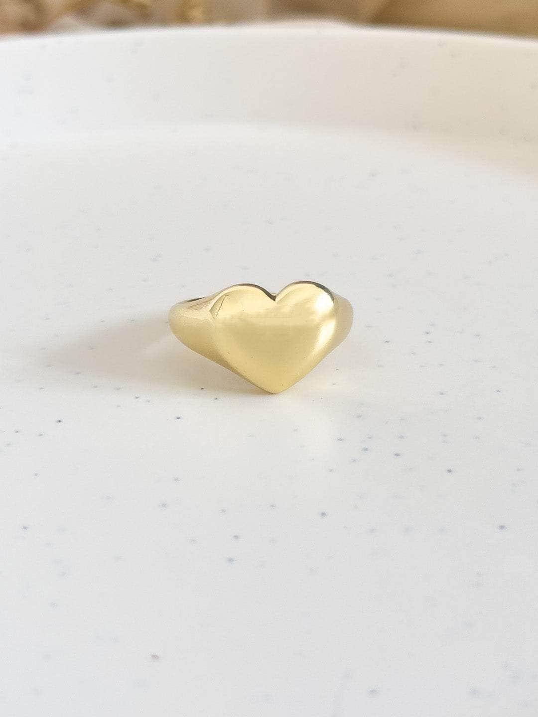 Ishhaara Heart Signet Ring