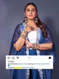 Ishhaara Huma Qureshi In Oxidised Red Stone Rings With Ghungroo