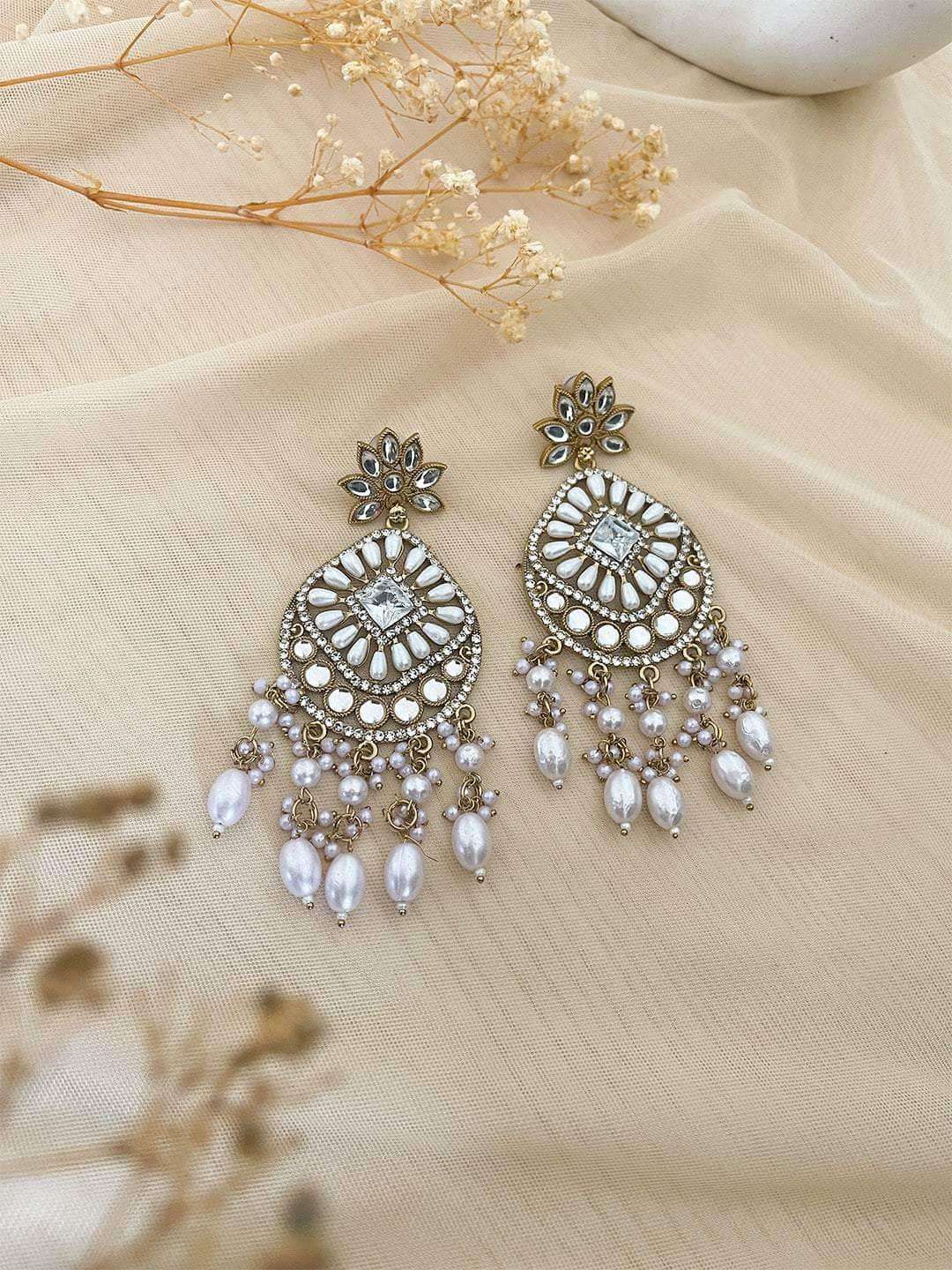 Buy Indo Western Chand Earring Online Ishhaara