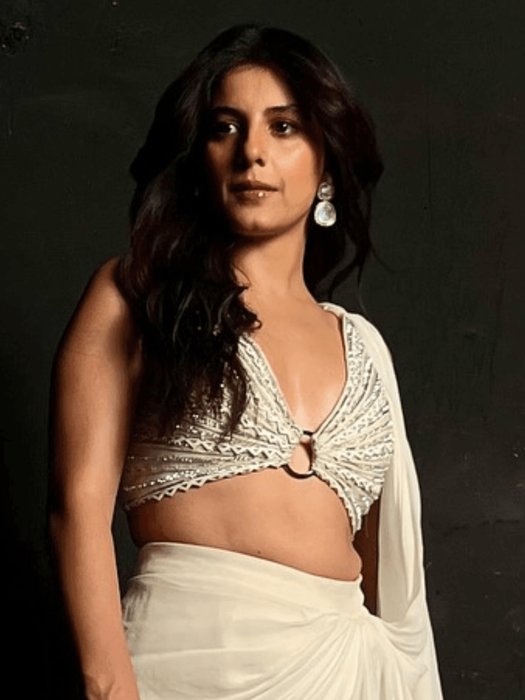 Ishhaara Isha Talwar In Polki Stone Ad Earring