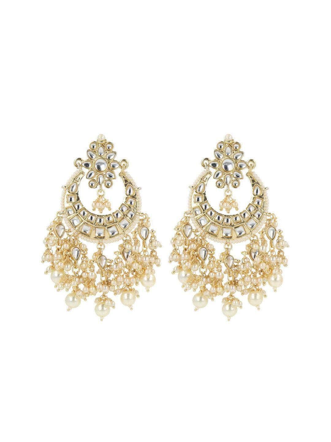 Ishhaara Jessica Chaudhry In Tassel Chandbali Earrings
