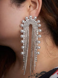 Ishhaara Julia Pearl Tassel Earring