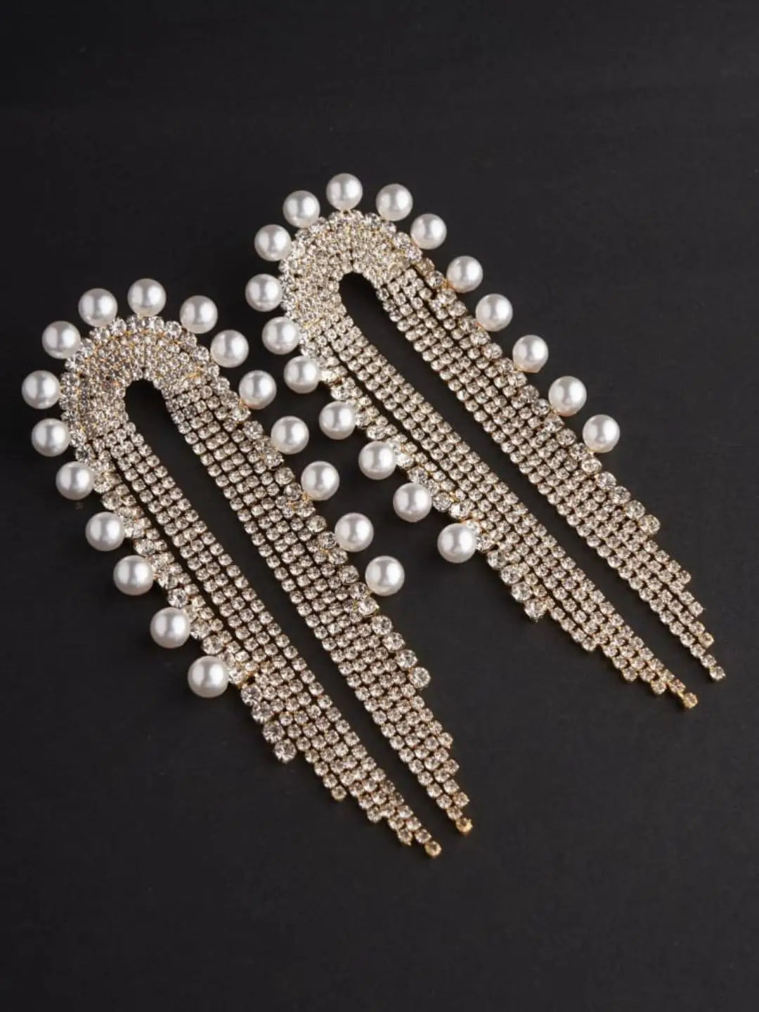 Julia Pearl Tassel Earring