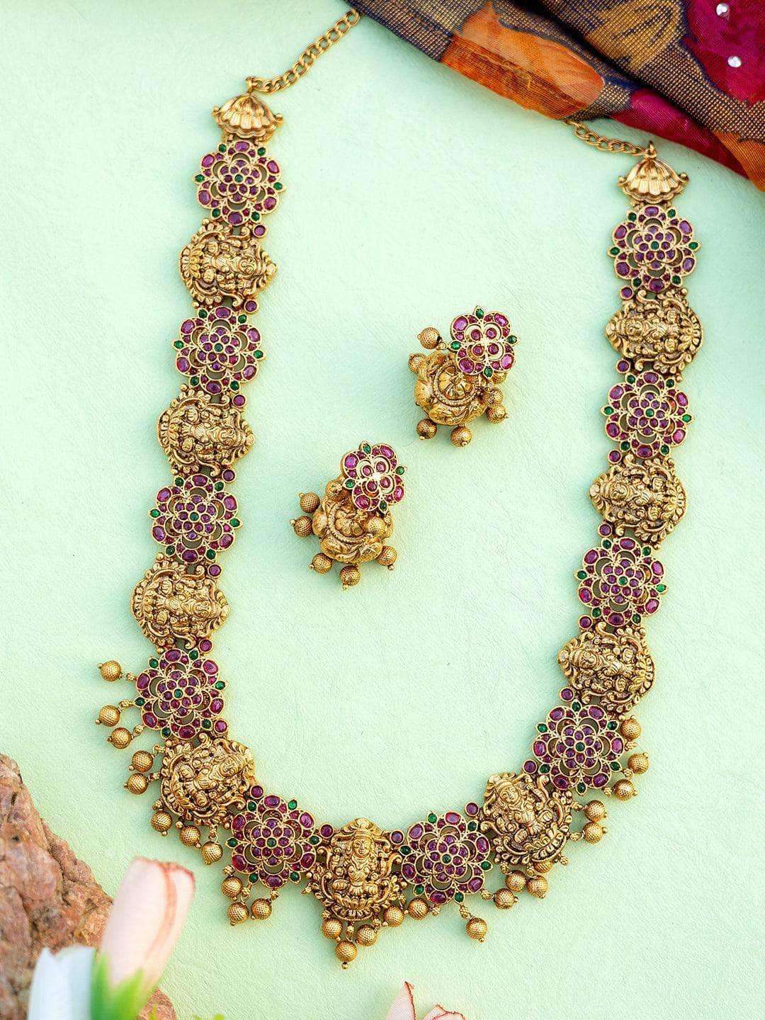 Ishhaara Kemp Vintage Haram With Studs