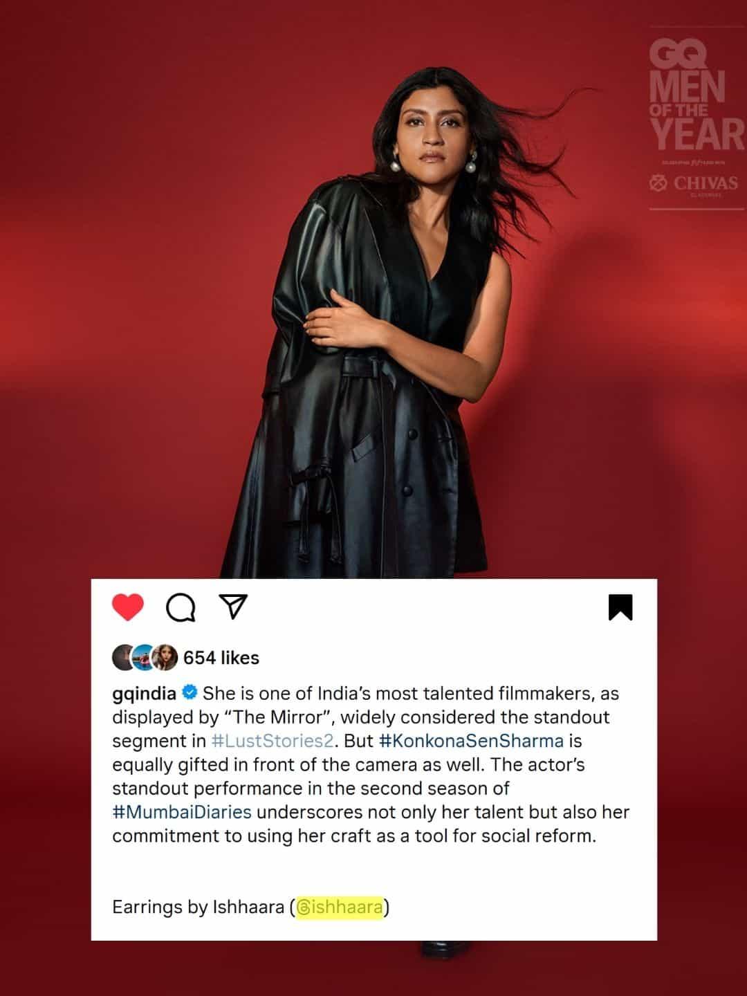 Ishhaara Konkona Sen Sharma In Pearl Drop Earrings