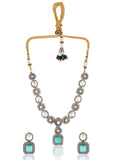 Ishhaara Kundan Polki Ad Necklace Set
