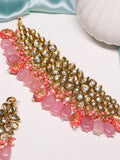 Ishhaara Kundan Semi Precious Choker Light Pink